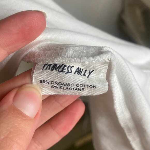 Princess Polly Size 4 Oversized Runing Club Graphic T Shirt Retro Organic Cotton - Picture 3 of 5